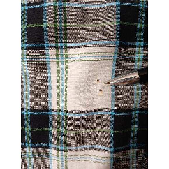 Roxy Plaid Shorts Women’s Sz 9 White Black Blue Bermuda Chequerd Coastal Beachy - Picture 14 of 16